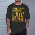 Straight Outta St Paul Saint Paul Minnesota T-Shirt Gifts for Him