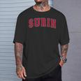 Surin Thailand Lover Proud Thais Vacation Souvenir Surin T-Shirt Gifts for Him