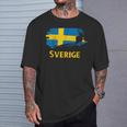 Sweden Sverige Norden Elkiking Scandinavia T-Shirt Geschenke für Ihn