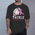 Tackle Breast Cancer Breast Cancer Awareness T-Shirt Gifts for Him