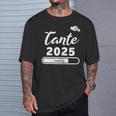 Tante 2025 Loading Ich Werde Tante 2025 T-Shirt Geschenke für Ihn