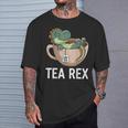 Tea Rex T-Rex Dinosaur Tyrannosaurus T-Shirt Geschenke für Ihn