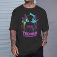 Techno Is Life's Rhythm T-Shirt Geschenke für Ihn