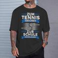 Tennis Racket School Boys Tennis Boys T-Shirt Geschenke für Ihn