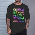 Tie Dye Cousin Crew 2024 Summer Vacation Beach Family Match T-Shirt Gifts for Him