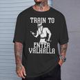 Treno Per Entrare Inalhalla Fitness Gym Sollevamento Pesi Maglietta Regalos para él