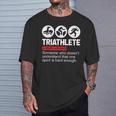 Triatleta Regalos Triatleta Deporte Triatlón Camiseta unisex Regalos para él