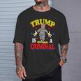 Trump Is A Criminal Anti Trump Impeach The President T-Shirt Gifts for Him