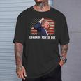 Trump Shot Legends Never Die 2024 Us Flag Vintage T-Shirt Gifts for Him