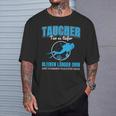 Tun Es Tiefer Bleiben Langger Diving T-Shirt Geschenke für Ihn