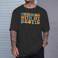 Twinning With My Bestie Spirit Week Twin Day Best Friend T-Shirt Gifts for Him
