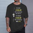 Un Buon Coach Personalizzata Per Allenatore Di Calcio Maglietta Regalos para él