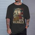 Untilalhallaiking Us Flagintage -Tilalhalla Maglietta Regalos para él