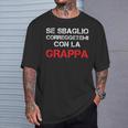 Uomo Grappa Uomo Divertente Se Sbaglio Correggetemi Maglietta Regalos para él