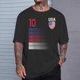 Usa Football Flag Jersey T-Shirt Geschenke für Ihn