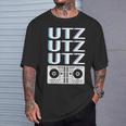 Utz Utz Utz Cool Techno Beat s T-Shirt Geschenke für Ihn