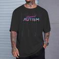 Weaponized Autism Disco Style 80S Aesthetic Meme T-Shirt Gifts for Him