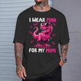I Wear Pink For My Mimi T-Rex Dinosaur Breast Cancer T-Shirt Gifts for Him