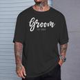 Wedding Groom Est 2024 Groom T-Shirt Geschenke für Ihn