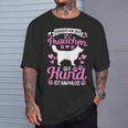 Women's Orsichtor Dem Frauchen Hund Ist Harmlos T-Shirt Geschenke für Ihn