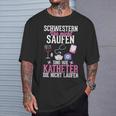 Women's Sisters Die Nicht Saufen Nurse T-Shirt Geschenke für Ihn