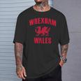 Wrexham Wales Retrointage T-Shirt Geschenke für Ihn