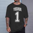 Yoshua Sostenitore Numero 1 Del Più Grande Fan Maglietta Regalos para él