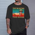 They’Re Eating The Dogs Retro Dachshund Weiner T-Shirt Gifts for Him