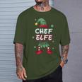 Chef Elf Christmas Outfit Partner Look Christmas T-Shirt Geschenke für Ihn