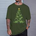 Dinosaur Christmas Tree Dino Trex Dinosaur Lover Christmas T-Shirt Gifts for Him