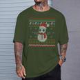 Usa Soccer Ugly Christmas Sweater Football Snowmen T-Shirt Gifts for Him