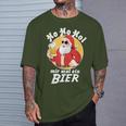 Ho Ho Hol Mir Mal Ein Bier Christmas Father Christmas T-Shirt Geschenke für Ihn