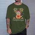Kindergarten Squad Plaid Reindeer Santa Teacher Christmas T-Shirt Gifts for Him
