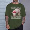 Pig Christmas Ugly Christmas Sweater T-Shirt Gifts for Him