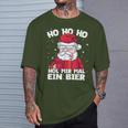 Santa Claus Beer Christmas Ho Ho Hol Mir Mal Ein Bier T-Shirt Geschenke für Ihn