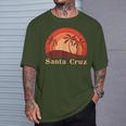 Santa Cruz Ca California 70S 80S Retrointage T-Shirt Geschenke für Ihn