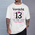 13Th Birthday Girl -Orsicht 13 Years Nager T-Shirt Geschenke für Ihn