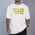 412 Pittsburgh Map T-Shirt Gifts for Him