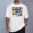 Addio Al Celibato I'm Getting Married Buy Me Drink & Camicia Segno Maglietta Regalos para él