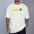 Brazil Seleção Fan Jersey Blue T-Shirt Geschenke für Ihn