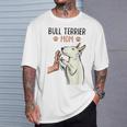 Bull Terrier Mamma Bullterrier Dog Lover Proprietario Donne Maglietta Regalos para él