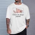 Camisa De Dormir Cerdito Pijama Cerdo Camiseta unisex Regalos para él