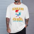 Children's Schulkind 2024 Boys I Rocke Jetzt Die Schule Football T-Shirt Geschenke für Ihn