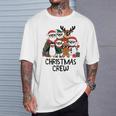 Christmas Crew Xmas Family Group Matching Christmas Pajama T-Shirt Gifts for Him