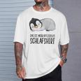 Das Ist Mein Offizielles Schlaf Penguin Gray T-Shirt Geschenke für Ihn