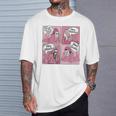 Very Demure Cute Ghost Halloween Humorous Saying Fall T-Shirt Gifts for Him