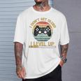I Don't Get Older Level Exp Up Gaming Gamer Compleanno Maglietta Regalos para él