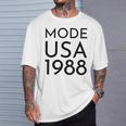 Fashion Usa 1988 Massen Tour T-Shirt Geschenke für Ihn