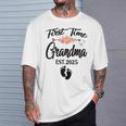 First Time Grandma 2025 Promoted To Grandma 2025 T-Shirt Gifts for Him
