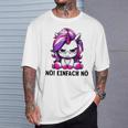 Unicorn Nö Einfach Nö Slogan T-Shirt Geschenke für Ihn